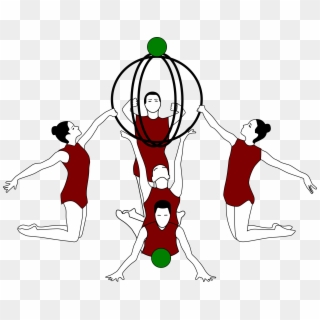 This Free Icons Png Design Of Rhythmic Gymnastics With, Transparent Png
