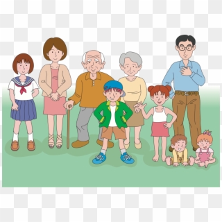 Family Happiness Cartoon Social Group Toddler - Cliparts Family With Baby, HD Png Download