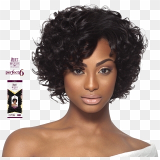 Tissage Velvet Brazilian Perfect 6 Oprah 6ps - Oprah Curl Human Hair Weave, HD Png Download