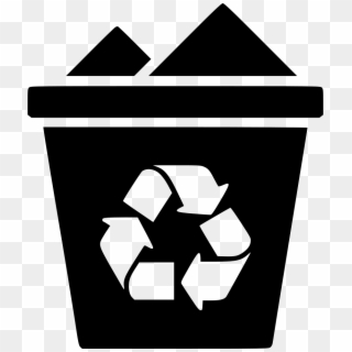 Full Recycle Bin Svg Png Icon Free Download - Recycle Bin Icon Vector, Transparent Png