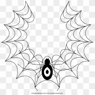 Spiderweb Design - Illustration, HD Png Download