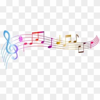 Colorful Music Note Vector Png, Transparent Png