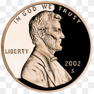 United States Penny, Obverse, 2002 - Penny Clip Art Free, HD Png Download