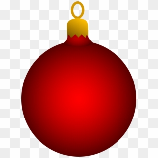 Christmas Ball Png - Red Ornament Clip Art, Transparent Png