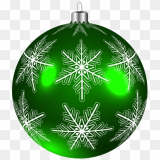 Green Christmas Ball Png - Green Christmas Balls Clipart, Transparent Png