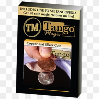 Copper Silver Coin By Tango - Coin, HD Png Download