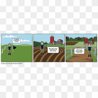 Homestead Farmer - Cartoon, HD Png Download