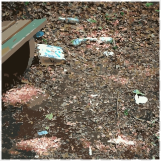 This Free Icons Png Design Of Garbage Around A Forest, Transparent Png