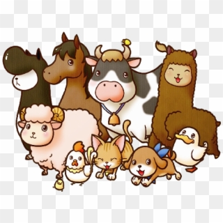 Clipart Farm Animal - Group Of Farm Animals Clipart, HD Png Download