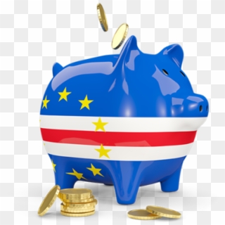 Illustration Of Flag Of Cape Verde - Piggy Bank With Brazil Real, HD Png Download