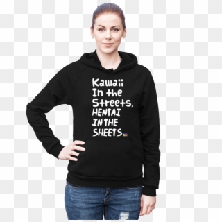 Kawaii In The Streets, Hentai In The Sheets Unisex - Shiz University Sweatshirt, HD Png Download