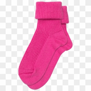 Socks Png Photos - Pink Cashmere Bed Socks, Transparent Png