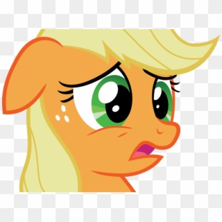 Scared Face Cliparts - Applejack Scared, HD Png Download