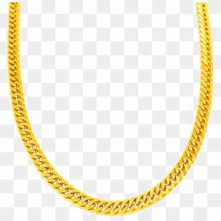 Thug Life Chain Download Png Image - Gold Male Necklace, Transparent Png