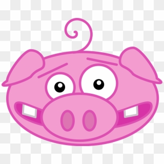 Pig Face Png - Funny Pig Face Cartoon, Transparent Png