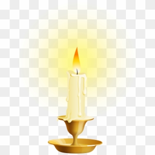 White Candle Png Clip Art - Candle Png, Transparent Png