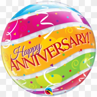 Happy Anniversary 22 Bubble Balloon - Happy Anniversary Bouquet Of Balloons, HD Png Download
