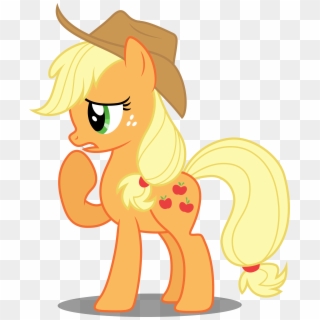 Mlp Applejack Sad - My Little Pony Applejack Sad, HD Png Download