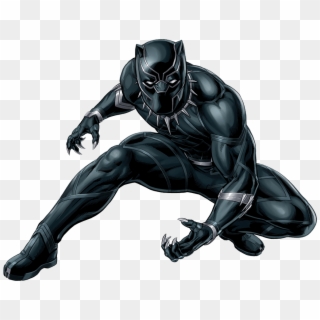 Black Panther Logo - Marvel Black Panther Clipart, HD Png Download
