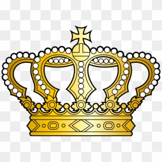 Georgian Golden Crown With Pearls And Cross - Crown With Cross Png, Transparent Png