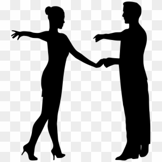 Partner Dance Latin Dance Silhouette Computer Icons - Couple Dance Silhouette Png, Transparent Png