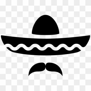 Drawing Mustaches Svg - Sombrero Icon, HD Png Download