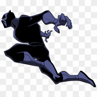 Black Panther Clip Art - Black Panther Avengers Animated, HD Png Download