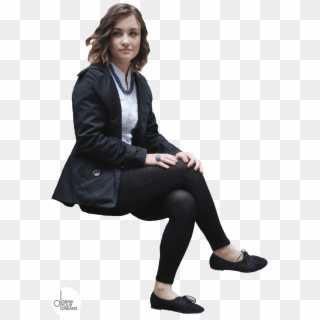 Photoshop Cut Out Person Sitting Png - Photoshop Human Figures Png, Transparent Png