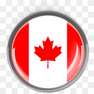 Illustration Of Flag Of Canada - Canada Flag With Country Shape, HD Png Download