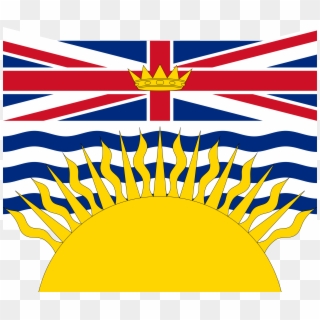This Free Icons Png Design Of Flag Of British Columbia, Transparent Png