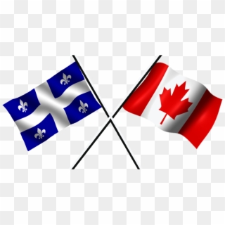 Quebec And Canada - Quebec And Canada Flag, HD Png Download