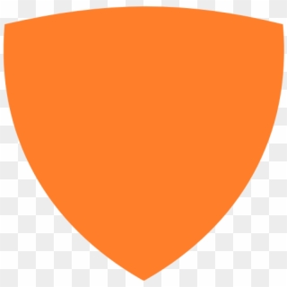 Orange Shield Clip Art, HD Png Download