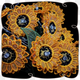 Sunflower String Lights - Floral Design, HD Png Download