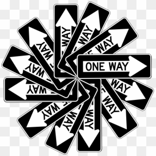 Decisions, One Way Street, Road Sign, Shield, Note - Manhattan Signs, HD Png Download