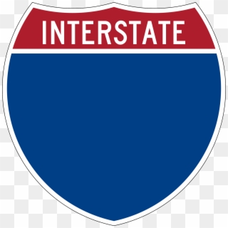 Cliparts Blank Shield - Interstate Sign Blank, HD Png Download