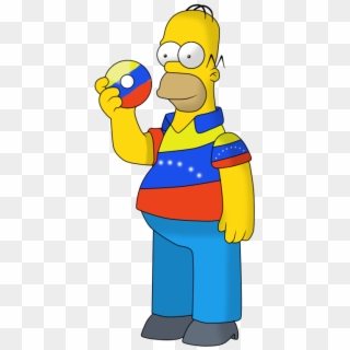 Venezuela Clipart Png - Los Simpson Homero, Transparent Png