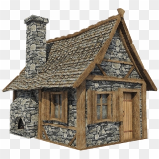 #oldhouse #stonehouse #cabaña #house - Log Cabin, HD Png Download