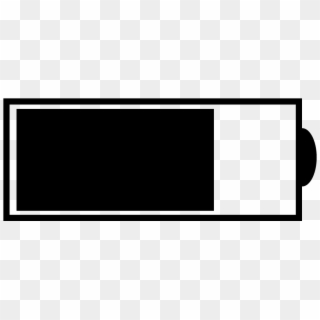 Free Tech Icon Battery Indicator - Monochrome, HD Png Download