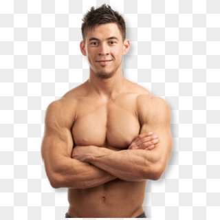 Get Strong Fast - Muscular Naked Man Png, Transparent Png