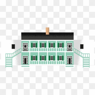 This Georgian-style Stone House Was Once Part Of A - House, HD Png Download