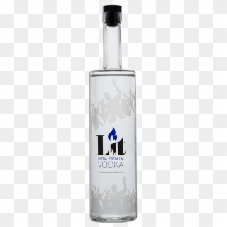 Lit Bottle - Glass Bottle, HD Png Download