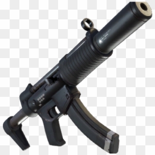 Assault Riffle Clipart Tommy Gun - Fortnite Suppressed Smg, HD Png Download