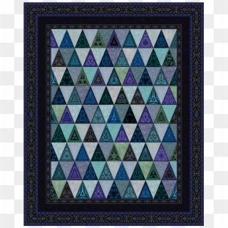Thousand Pyramids Quilt - Quilt, HD Png Download