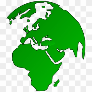 World Clipart Png - African Map On Globe, Transparent Png