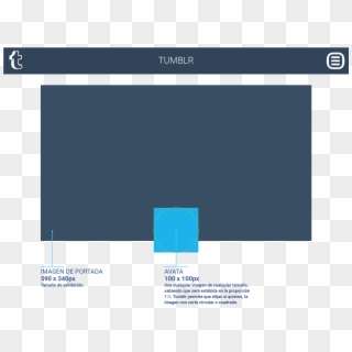Tamaño De Las Imágenes En Tumblr - Tumblr, HD Png Download
