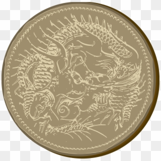 This Free Icons Png Design Of Old Dragon Coin, Transparent Png
