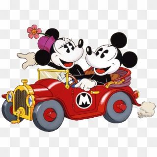Classic Mickey Mouse Back To Mickey S Clipart - Mickey And Minnie Car Clipart, HD Png Download