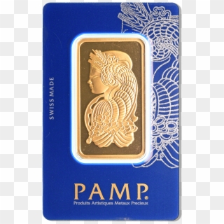 10 Gram Pamp Gold Bar, HD Png Download