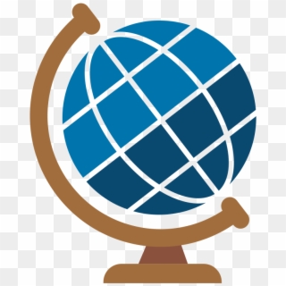 World Globe Flat Icon Vector - Spinning Globe Gif Transparent Background, HD Png Download