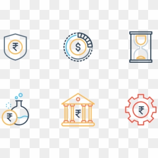 Business And Finance Line Icon Pack - Circle, HD Png Download